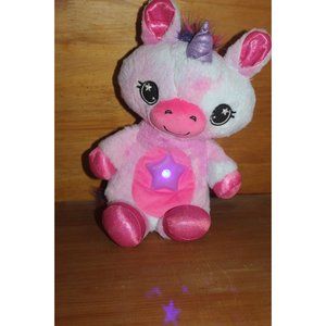 Star Belly Dream Lite Unicorn Plush  Pink And Purple Blue 12"
